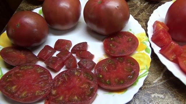 Томат Побрякушки Блю - сладкая шоколадка. №1068. Полный обзор и дегустация сорта. 2023 год. смотреть онлайн