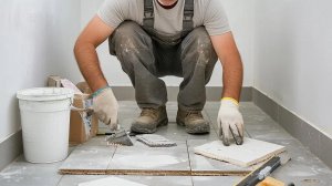 Ремонт туалета с нуля до идеала своими руками. Пол, плитка, красота.