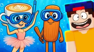 НУБ vs. ПРО vs. ИТАЛЬЯНСКИЕ ЖИВОТНЫЕ - Кто быстрее плавает? Brainrot Diving в РОБЛОКС