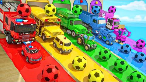 Детские песенки о прыгающих футбольных мячах - Семейная песенка для пальчиков - Детские стишки смотреть онлайн