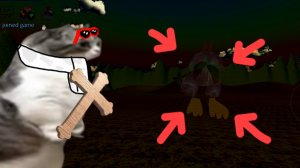 Призвал лунного чикена в чикен ган!