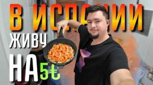 Сколько дней можно прожить на 5 евро в Испании