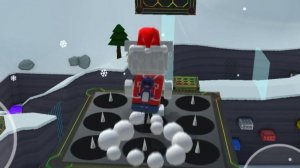 Паркур в снежной долине