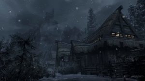 Долгая зима - Нежная атмосфера и музыка из игры Skyrim , фоновая музыка для отдыха