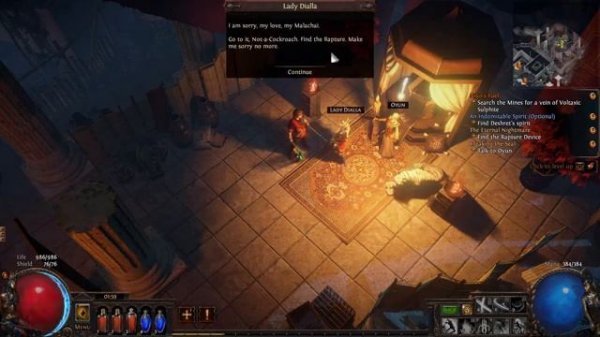 Path of Exile - Breaking the Seal Quest and Nikos Mine