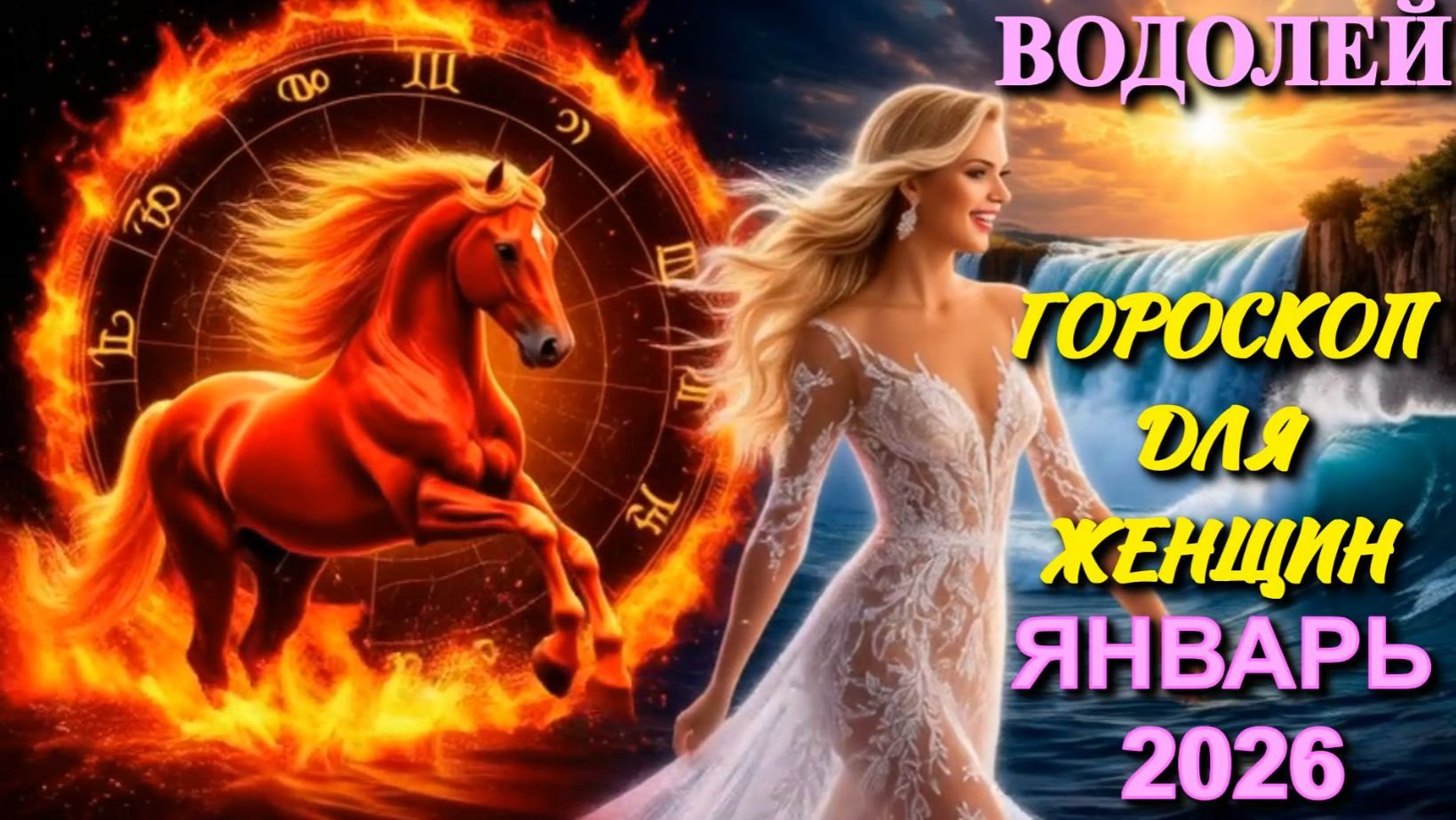 Водолей. Гороскоп для женщин на январь 2026 года. смотреть онлайн