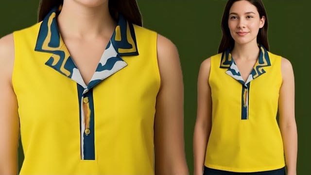 Идеальный воротник с планкой . Пошаговый урок по пошиву блузки как у профессионала смотреть онлайн