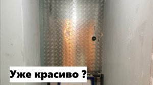Обшиваю заднюю стенку коллекторного узла листом алюминия Квинтет