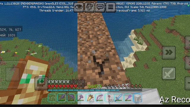 Стройка большого железного маяка 300*300 блоков (часть 2)+видео с нарезкой!!! Смотреть всем!!!!