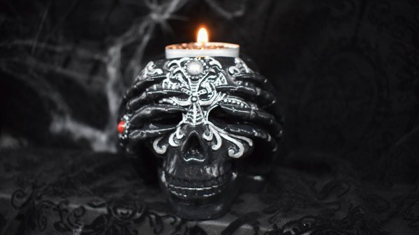 Подсвечник "МИСТЕРИУМ" | Авторская ручная работа | Cat&Moon