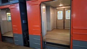 Электропоезд ЭД4М-0308 №6756 АПРЕЛЕВКА-ПЕТУШКИ, НА ПЛАТФОРМЕ КУТУЗОВСКАЯ