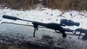 Мой карабин Байкал 145 308win, тепловизор рика нв лесник 350 л
