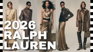 🔥 RALPH LAUREN коллекция PRE-FALL 2026 | Лукбук с ДЕТАЛЯМИ крупным планом