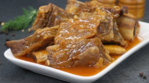 Ребрышки КАК В ЛУЧШЕМ РЕСТОРАНЕ! Этот способ ЛУЧШИЙ: просто томлю, и они ТАЮТ!mp4