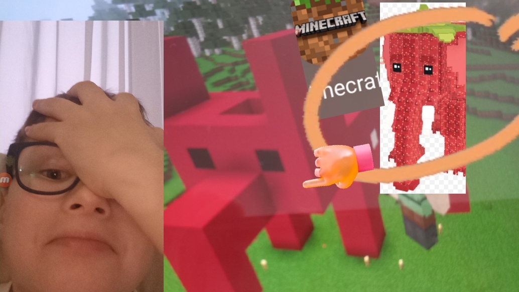 построили строборе elephanto в Minecraft