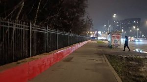Строительство объездной дороги около будущей станции метро Липецкая Бирюлëвской линии