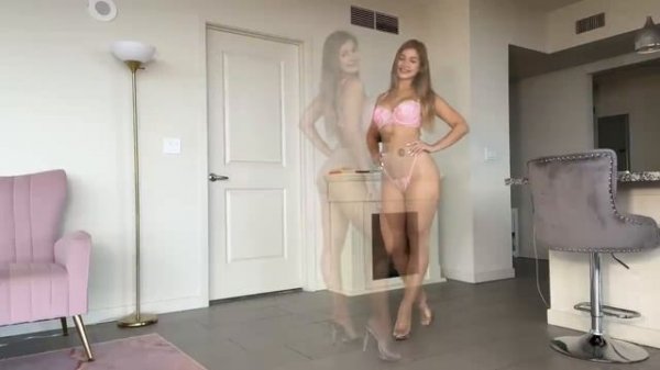 Sequence Dress and Kunert Pantyhose Try ON