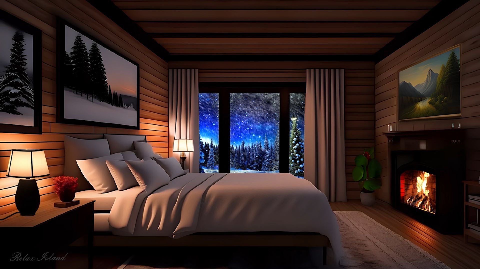 🔥 СБОРНИК ЛЕГКОЙ ДЖАЗОВОЙ МУЗЫКИ У КАМИНА 🎵 РОЖДЕСТВЕНСКИЙ ДЖАЗ 🎵 ЧАРУЮЩАЯ МУЗЫКА ДЛЯ ДУШИ смотреть онлайн