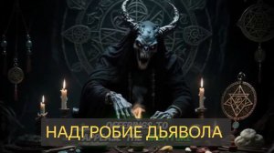 Надгробие дьявола (Жуткое и странное место)