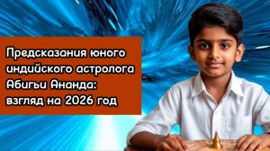 Предсказания юного индийского астролога Абигьи Ананда: взгляд на 2026 год