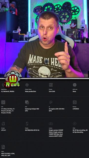 Суперчип Exynos 2600 от Samsung смотреть онлайн