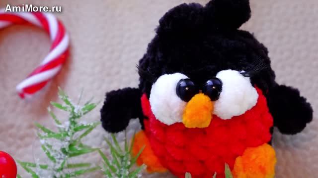 Амигуруми: схема Снегирь Пушистик | Игрушки вязаные крючком смотреть онлайн
