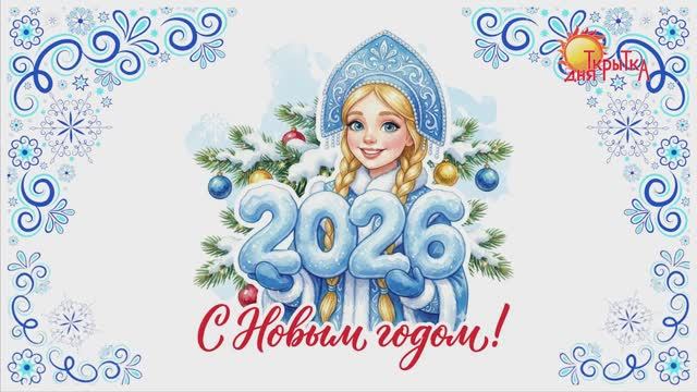 С новым годом! 2026 - Поздравление с новым годом. смотреть онлайн