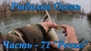 Рыбалка Осень. Часть - 71. "Речка".