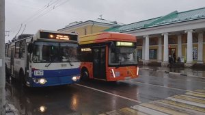 Сочлененный троллейбус Тролза-62052.01 [ЗиУ-683* / ЗиУ-6205*], Ярославль. #147. 11.12.2025