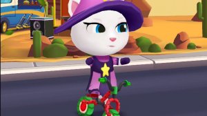 Мультики для детей - Ведьма Анджела на арбузном BMX