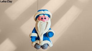 Как слепить Санта Клауса из пластилина / Дед Мороз из пластилина своими руками / лепка Санта Клауса