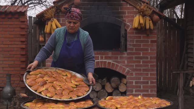 Kənd Həyatı. Пироги ореховые. смотреть онлайн