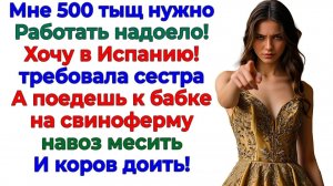 Сестра решила меня развести! Но вместо денег — получила под зад! | Жизненные Истории