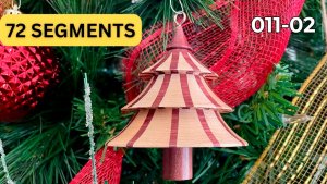 Токарные работы по дереву для начинающих Ёлка новогодняя на токарном станке своими руками