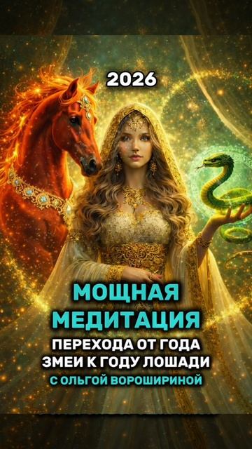 Мощная медитация перехода из года Змеи в год Лошади в день зимнего солнцестояния смотреть онлайн