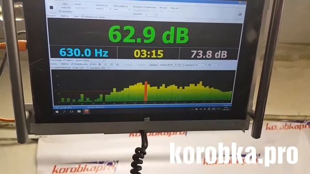 Измерение шумности работы КПП 21074. Шумоконтроль смотреть онлайн