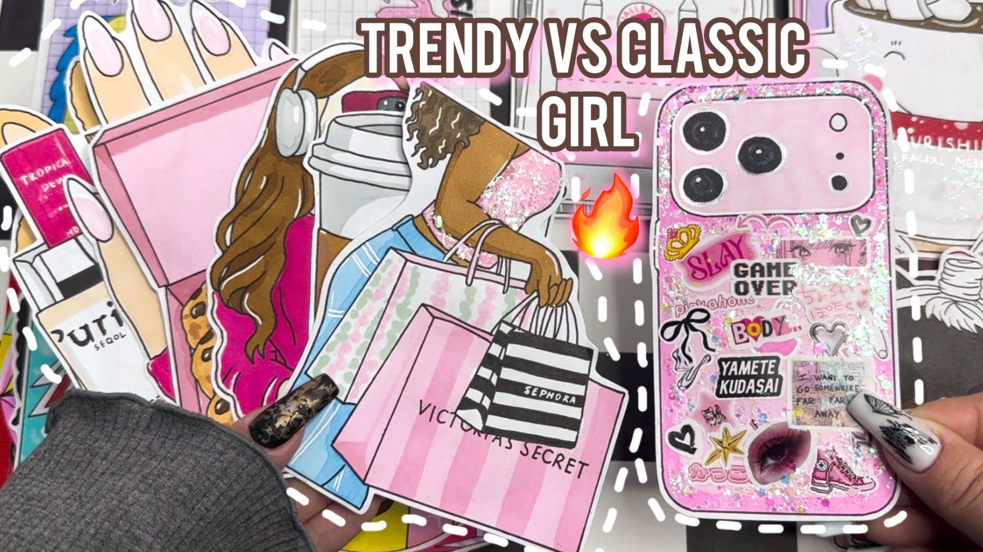 Новинка 😱 Trendy & Classic girl 💓 Бумажные сюрпризы✨распаковка 💋 Просто Бумажная смотреть онлайн