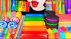 желейная радуга. асмр