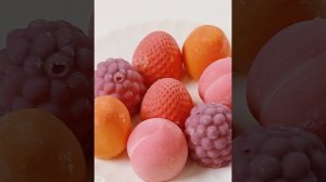 фруктовые фигурки с кремом подмороженные