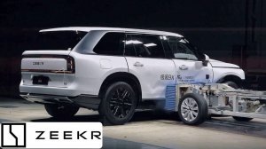 Разбили новый Zeekr 9X. Насколько он безопасен?