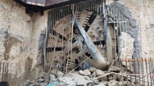 Выход щита Владимир на станцию Площадь Свободы Нижегородского метро, полное видео