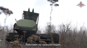 Боевая работа расчета ЗРК «Бук-М2» группировки войск «Центр»