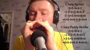 Jingle Bells на губной гармошке До + табы