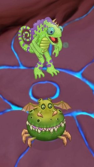 Хамиллеон и Шт'амм на Островке Тени - My Singing Monsters