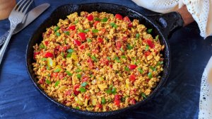 Правильный ПОСТНЫЙ завтрак, готовим ОМЛЕТ ИЗ ТОФУ