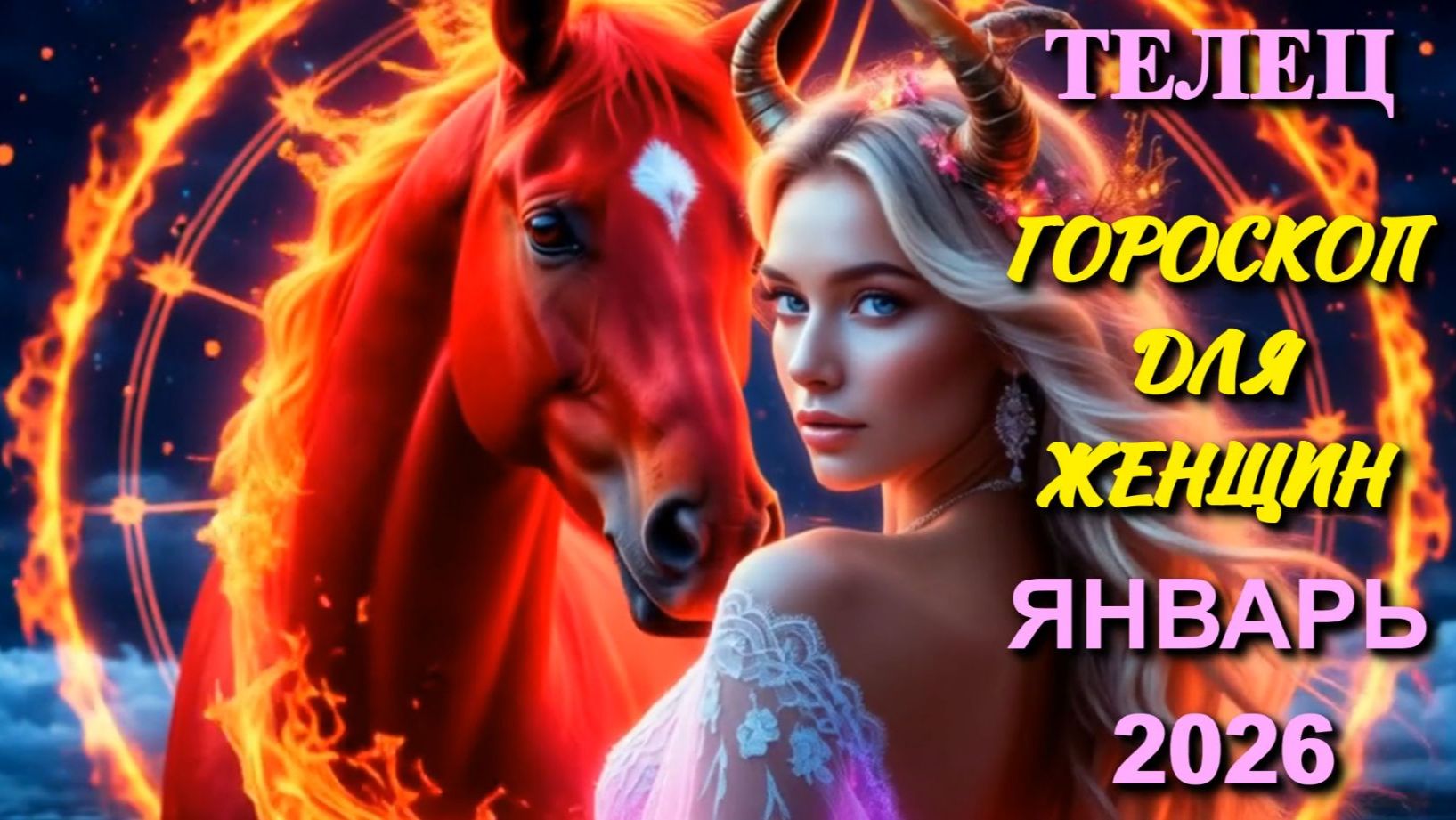 Телец. Гороскоп для женщин на январь 2026 года. смотреть онлайн