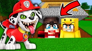 ЗЕРО и СЫНОК СПРЯТАЛСЯ под ДОМОМ ОТ МАРШАЛА ЕХЕ в МАЙНКРАФТЕ