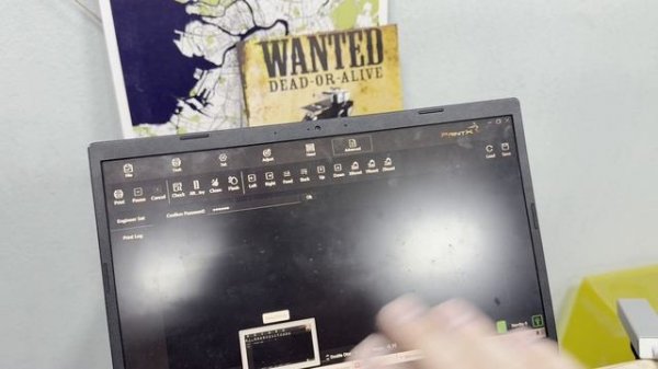 Печать лаком на принтере УФ PrintX с одной головой