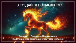Создай Невозможное. Медитация-манифестация Вашего заветного желания. Олеся Добровольская
