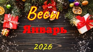 Весы♎Таро- прогноз на Январь🕊